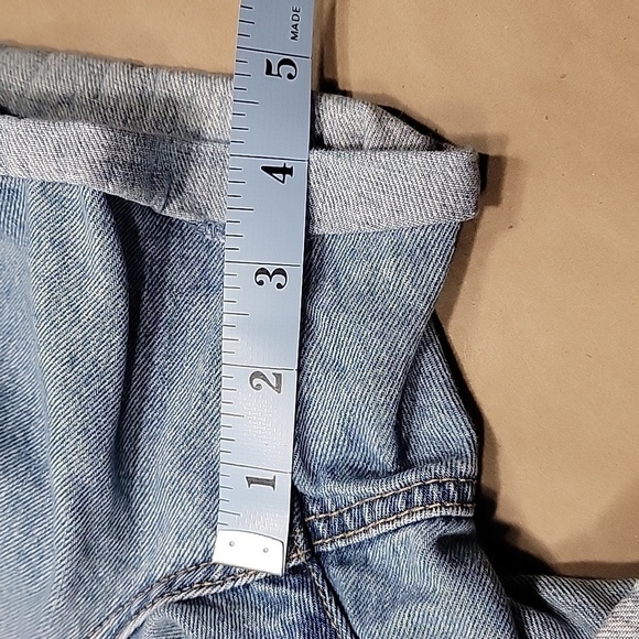 Forever 21, Size S, High Waist, Paperbag Denim Shorts.  Distressed, EUC. - Picture 10 of 10